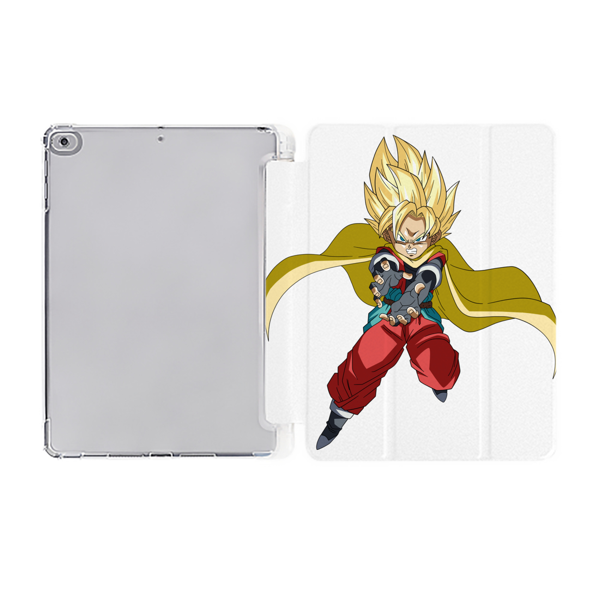 （画像用） ドラゴンボール DRAGON BALL IPad ケース ペン収納付き 三つ折りスタンド PUレザー×シリコン 対応機種9.5/10.5/10.9インチ